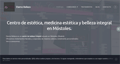 Desktop Screenshot of centrodeesteticamostoles.com